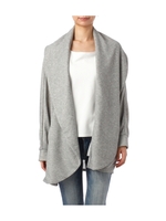 ノーボタン裏毛ドルマンジャケット