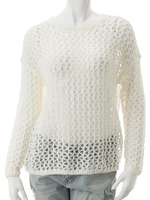 【ECURY】メッシュニットビックトップス