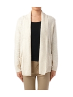 綿混トッパーカーディガン