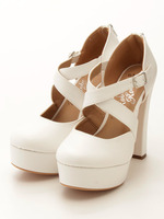 【神戸コレクション着用アイテム】プラットホームパンプス