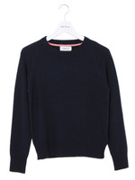 カシミヤシルククルーニット