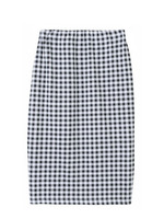 ギンガムチェック柄ペンシルスカート