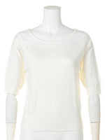 ドットチュール切替半袖プルオーバー