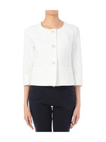 ノーカラー三つ釦ジャケット