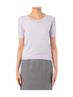 ラメ半袖ニット