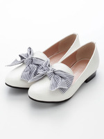 Bigリボンフラットシューズ