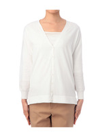 [S]Vネックハイゲージニットカーディガン