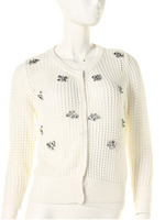 ビジュー使いカーディガン