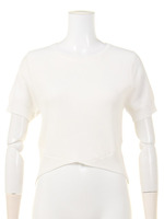 【FEMININE】リブ裾イレヘムTOPS