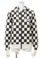 チェッカー柄スウェットZIP PK