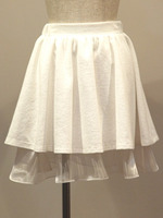 パイルオーガンジースカート
