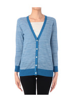 ボーダーニットカーディガン