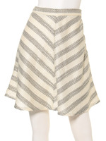 【AuntieRosa】ボーダーラメツィードフレアSK