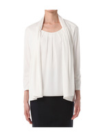 シフォン×ジャージカーディガンセット