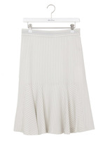 ピンストライプミディスカート