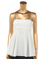 フレア切替後ろ結びベアトップ