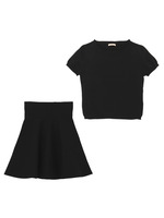 ミラノリブプルオーバー+スカートセット