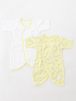 COTTON CLOVERシリーズコンビ肌着2枚セ 