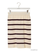 ボーダーセットアップスカート