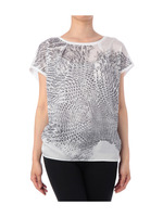 ラメパイソン柄プルオーバー