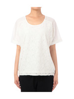 レース切り替えカットソー