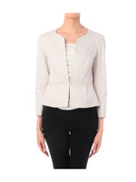 裾切り替え軽量グログランジャケット