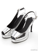 メタルバックストラップサンダル