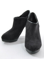 異素材コンビネーションブーティ