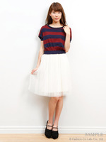 綿アクリルワンピース