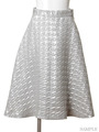 [Balcony and Bed]LAME HOUND'S TOOTH SKIRT