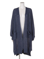 ペーパーヤーンロングカーデ