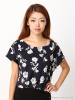 花柄ドロップTSH