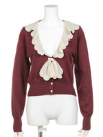 【an another angelus】カットワーク衿AC/C長袖ニットCD