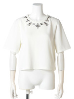 【CASUAL】ジオメトリックビジュープルオーバー