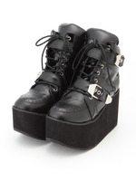 厚底ハイカットスニーカー