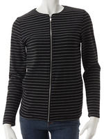 【ECURY】ボーダーZIPパーカー