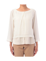 コンビタンク+ジョーゼットブラウス