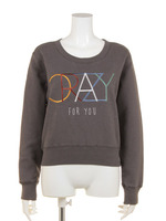 CRAZY　7分袖スウェットP／O