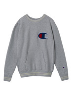 【X-girl x CHAMPION】REVERSE WEAVE(R) CREW NECK TOP