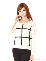 チェック×レースPO