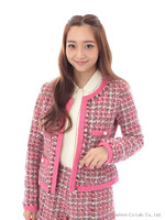 ツィードノーカラージャケット