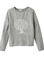 ツリーデザインクロップドニット