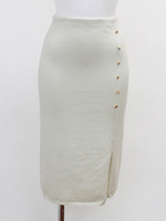フロントボタンペンシルスカート