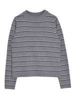 ラインボーダーU/N knit