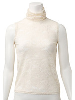 レースチムニーネックTOPS