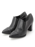 レザー調サイドゴアパンプス