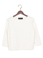 JOC STRCソウバリクルーネック7分袖プルオーバー