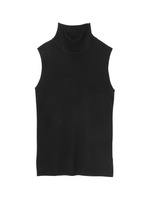 [L]ノースリーブショートタートルネックニット