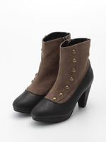 【an another angelus】サイド釦使いショートブーツ