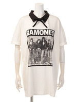 【jouetie × RAMONES】襟付きラモーンズT
